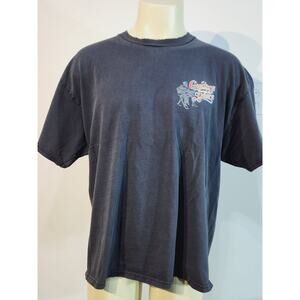 Vintage Delta Pro Weight 2XL Adult Black Guitars Through The Years T-shirt